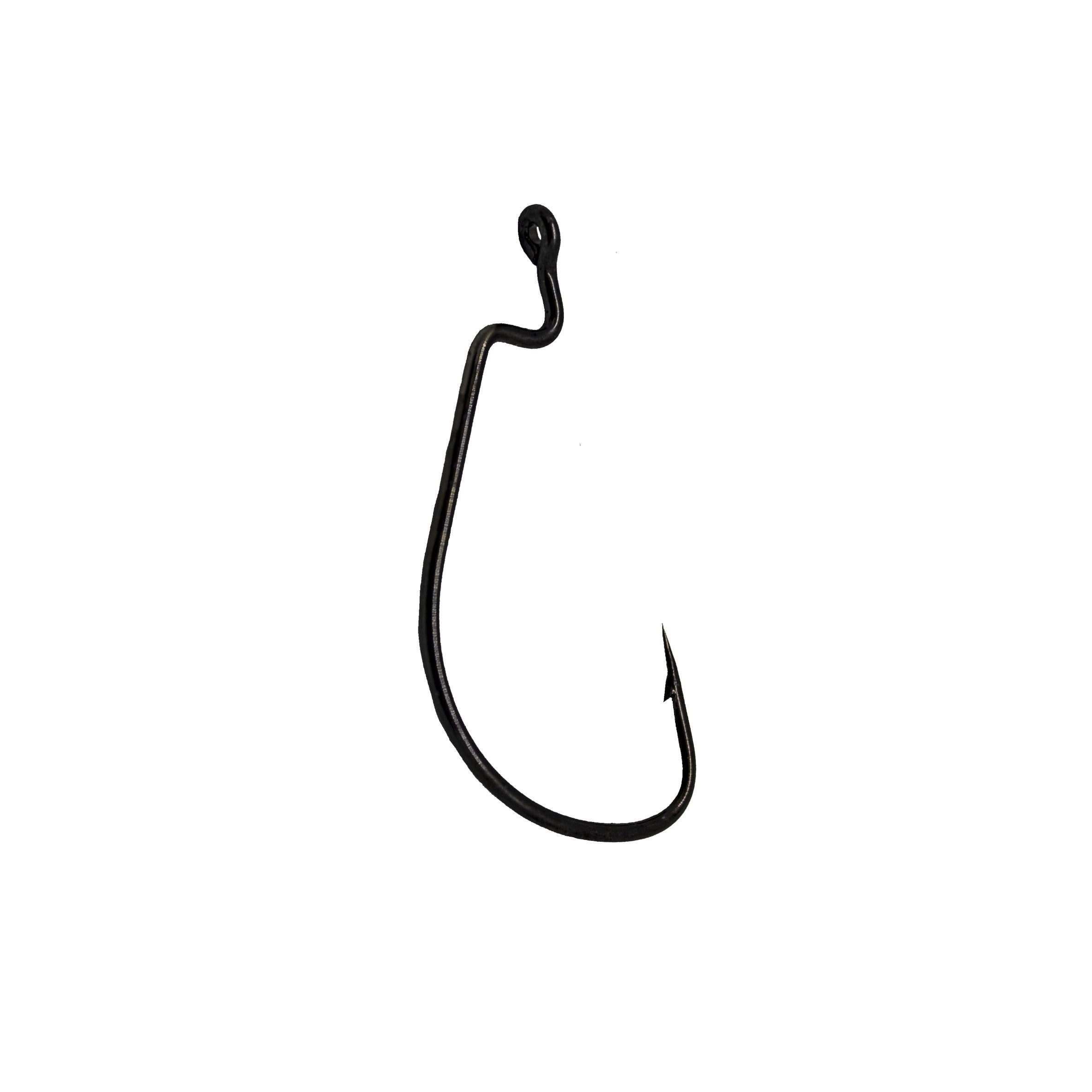 Carbon Steel Worm Hook, Fishing Hook 2/0 Worm