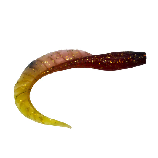 Fishing Depot Curl Tail Eel Twister, 2.5-in