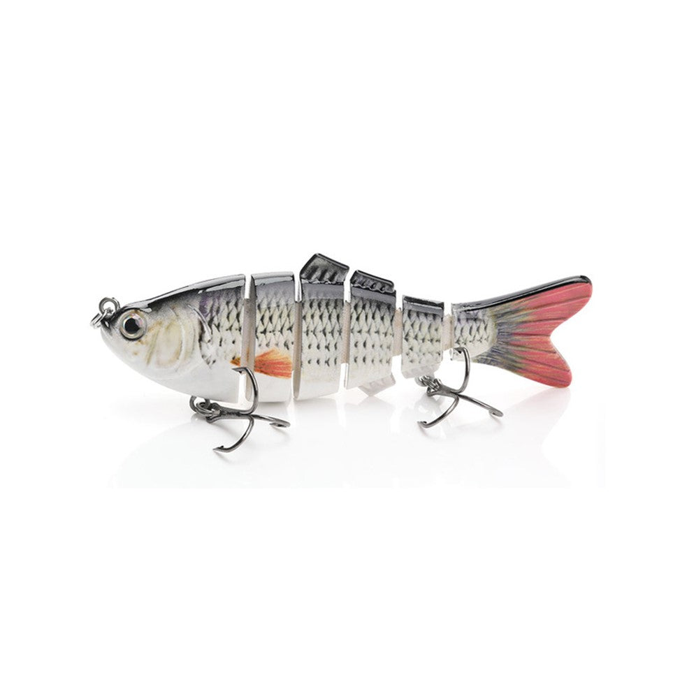 Fishing Depot 6-Jointed Forked-Tail Swimbait, 4-in - Discount
