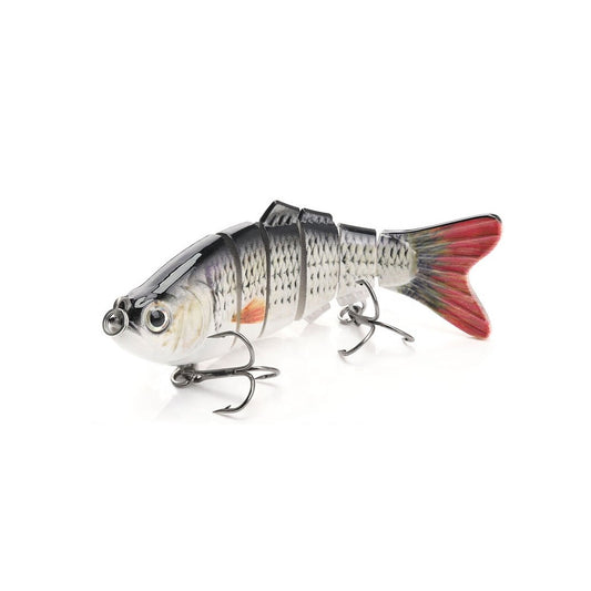 Fishing Depot 6-Jointed Forked-Tail Swimbait, 4-in