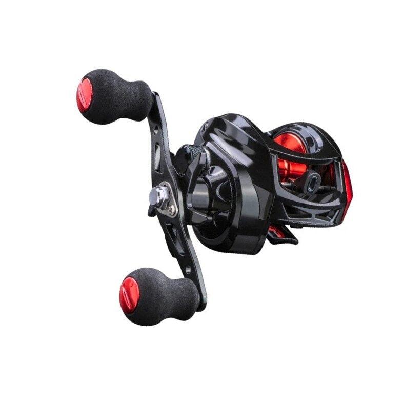 FDX Baitcast Reel - Red by Fishing Depot