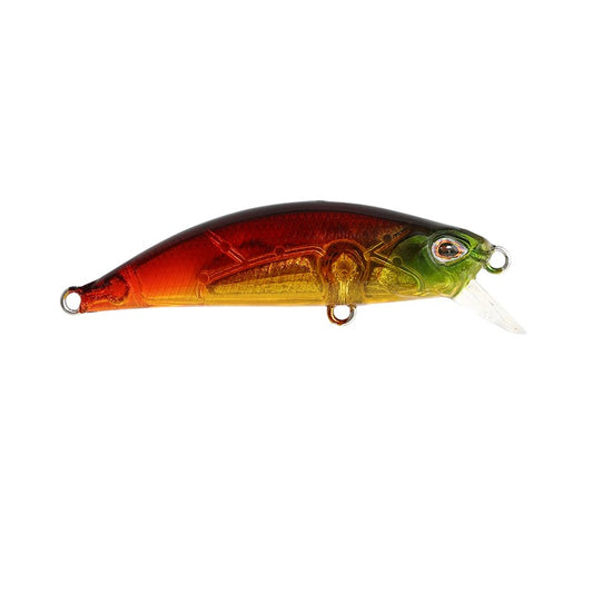 SEASKY Fishing Plug Lures Micro Popper Topwater Trout Attack in Freshwater  (Yellow)